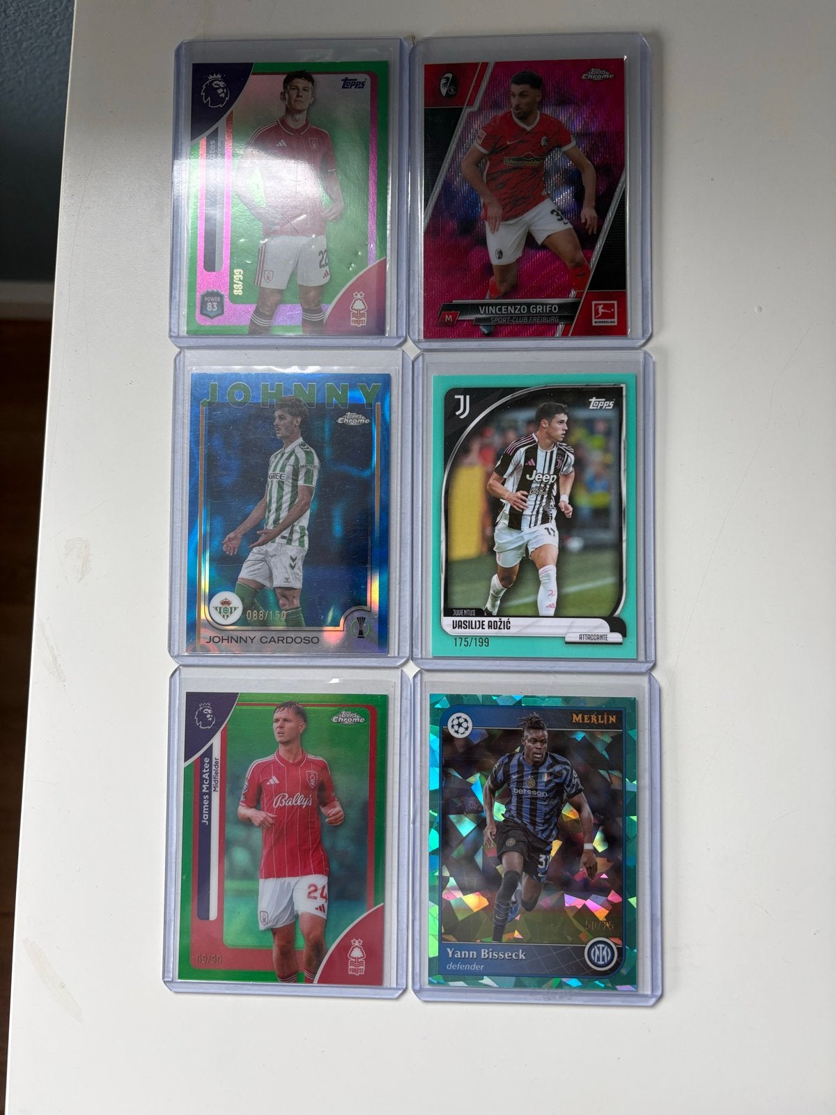 Topps, Verzenden, Zo goed als nieuw, Buitenlandse clubs, Spelerskaart