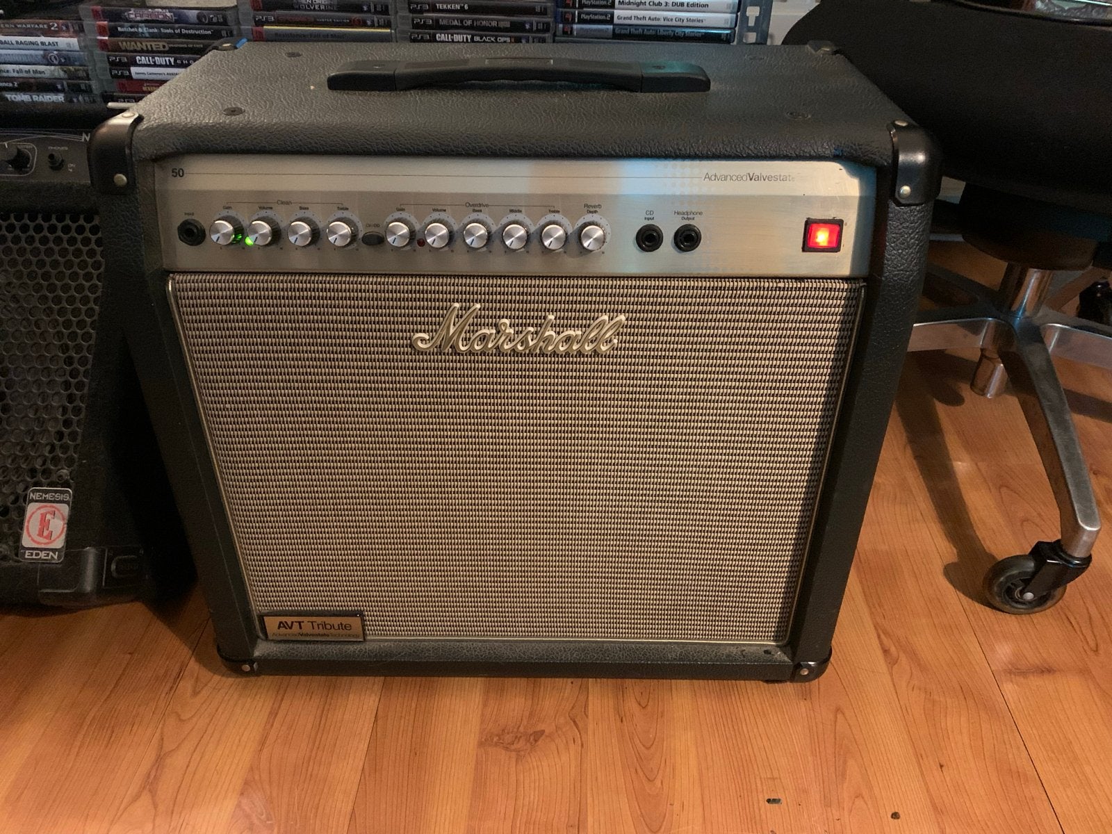 Marshall AVT 50 X gitaarversterker - Goede staat, Ophalen of Verzenden, Gebruikt, Gitaar, 50 tot 100 watt