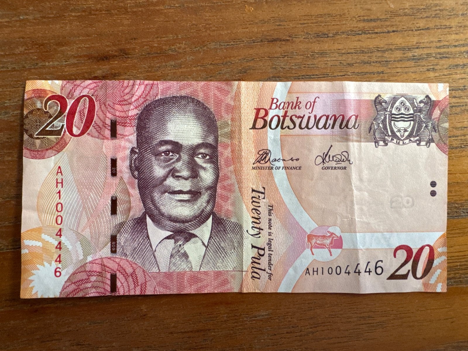 Botswana p31 d 20 pula, Ophalen of Verzenden