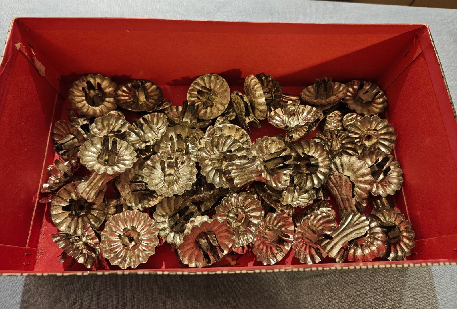 kerstboom kaarsjes  knijpers vintage, Ophalen of Verzenden