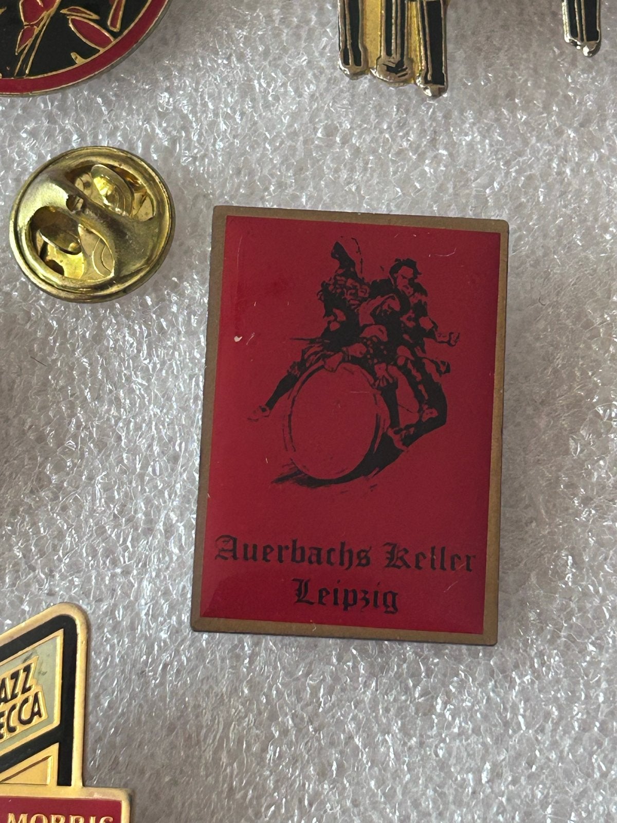 Auerbachs Keller Leipzig Pin, Ophalen of Verzenden, Gebruikt, Stad of Land, Speldje of Pin