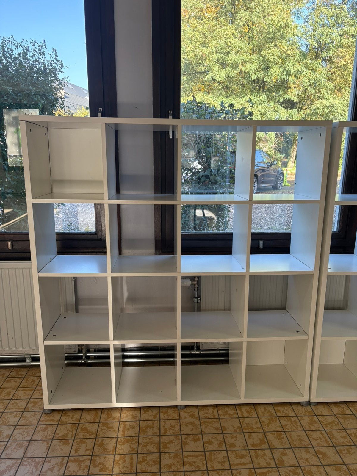 2 WITTE OPEN OPBERGKASTEN, Ophalen, Gebruikt