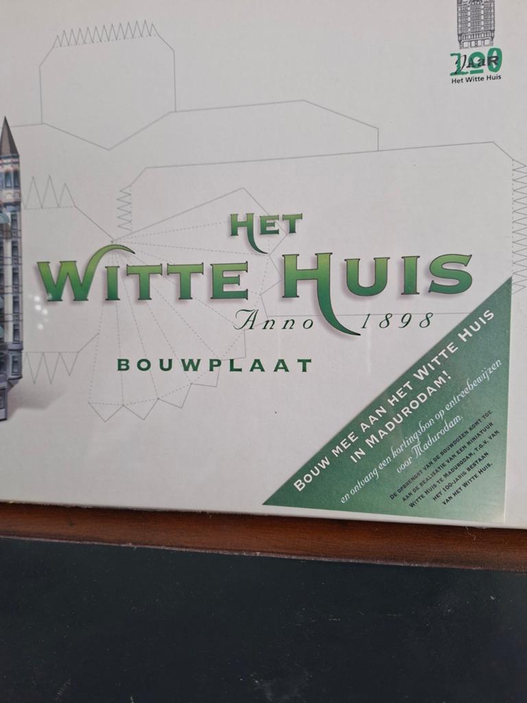 Bouwplaat Het Witte Huis Rotterdam, Ophalen