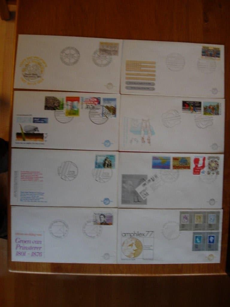 NL FDC's Nederland jaargang 1976, Verzenden, Onbeschreven, Nederland