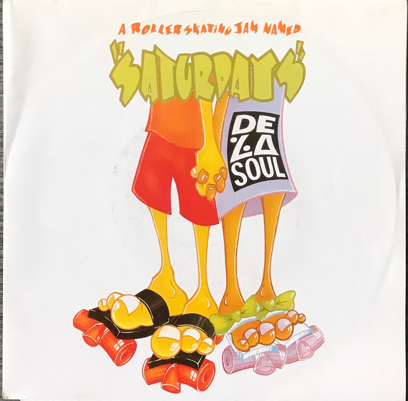 De La Soul - A roller skating jam named “saturdays”NL23/UK22, Cd's en Dvd's, Vinyl Singles, Verzenden, Zo goed als nieuw, 7 inch