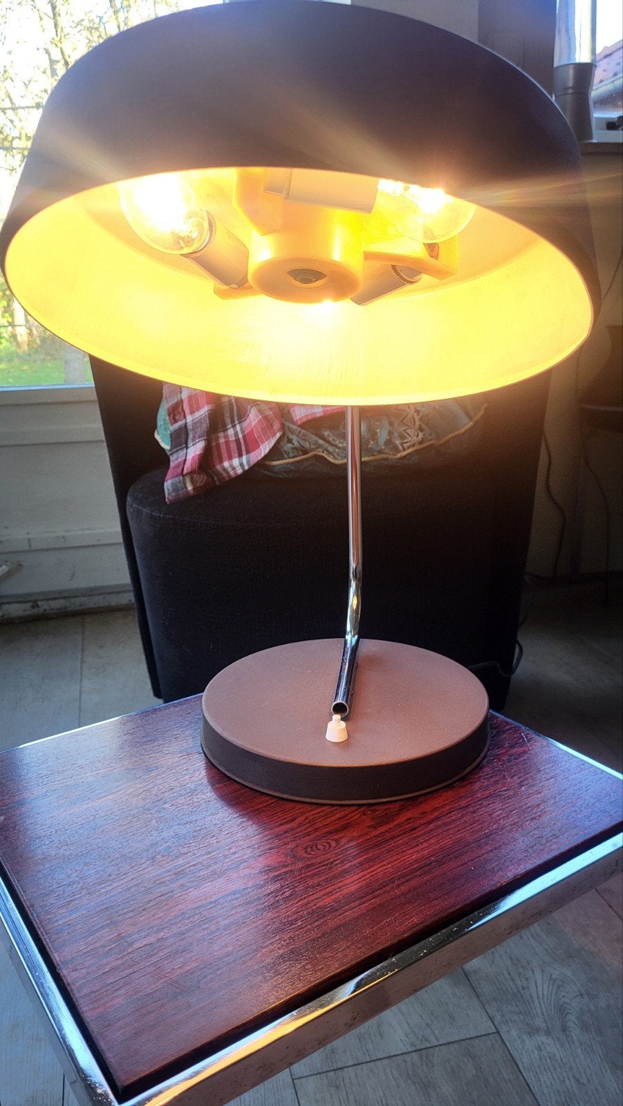 Vintage bureau design lamp hala gepo 1965 nette staat

Biede, Ophalen, Bureaulamp, Gebruikt, E27 (groot)