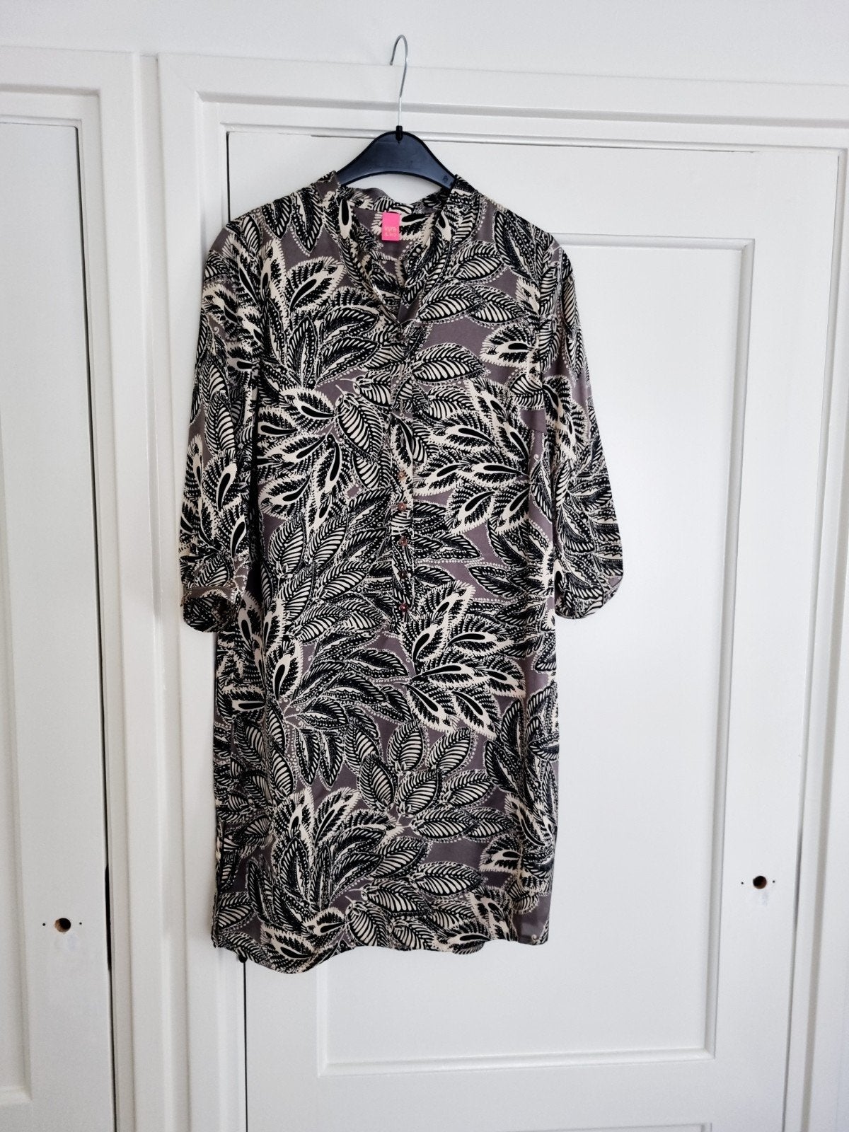 Jurk / tuniek van Kyra and Ko maat 36 zwart met beige / ecru, Zwart, Ophalen of Verzenden, Zo goed als nieuw, Kyra & Ko
