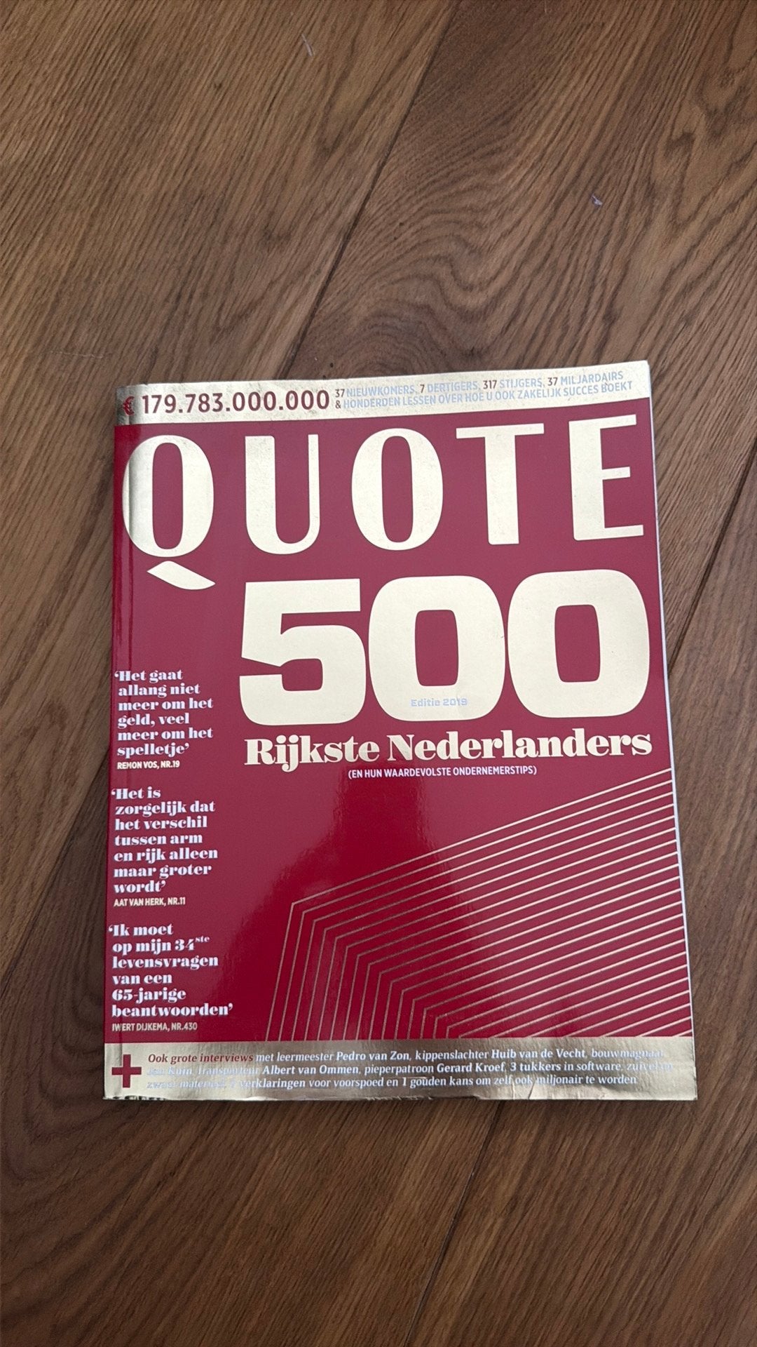 Quote 500 editie 2018 - Rijkste Nederlanders, Verzenden, Zo goed als nieuw, Overige typen