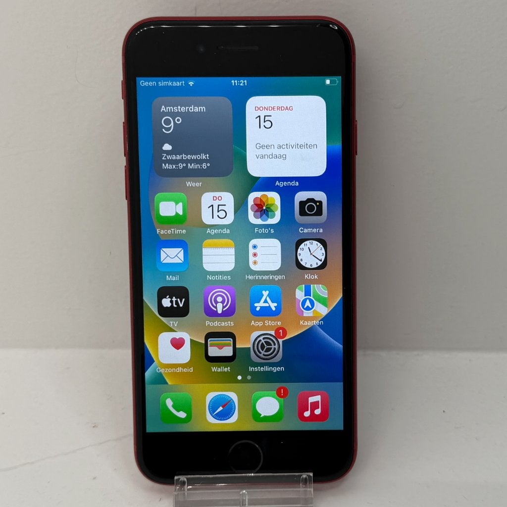 iPhone 8 64GB Rood | iOS 16.7.12 | Batterij onderhoud, Dordrecht@usedproducts.nl, Toulonselaan 72, 77 %, Ophalen of Verzenden
