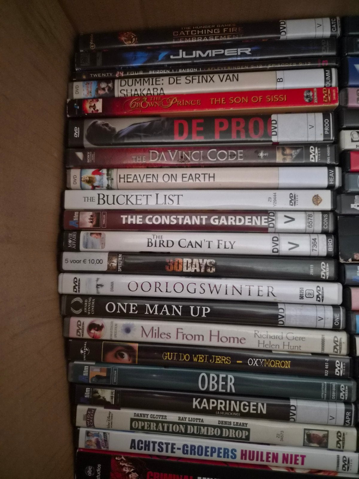 Grote partij diverse dvd's - films en series, Alle leeftijden, Ophalen, Gebruikt
