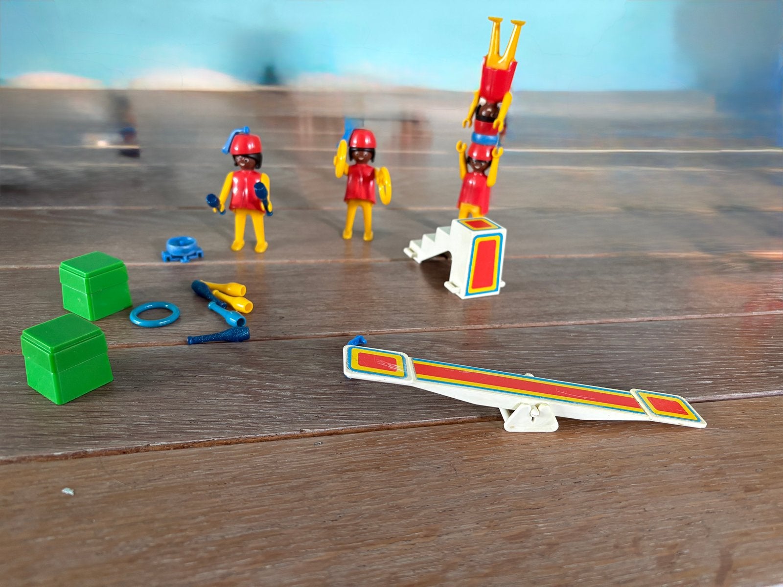 Playmobil Circus Acrobaten Set, Ophalen of Verzenden, Zo goed als nieuw, Jongen of Meisje