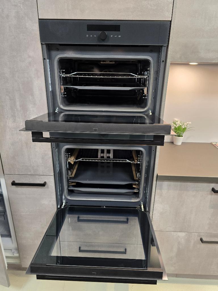 NIEUW showmodel betonlook hoekkeuken industrieel, Ophalen, Overige materialen, Nieuw, Enkelwandige keuken