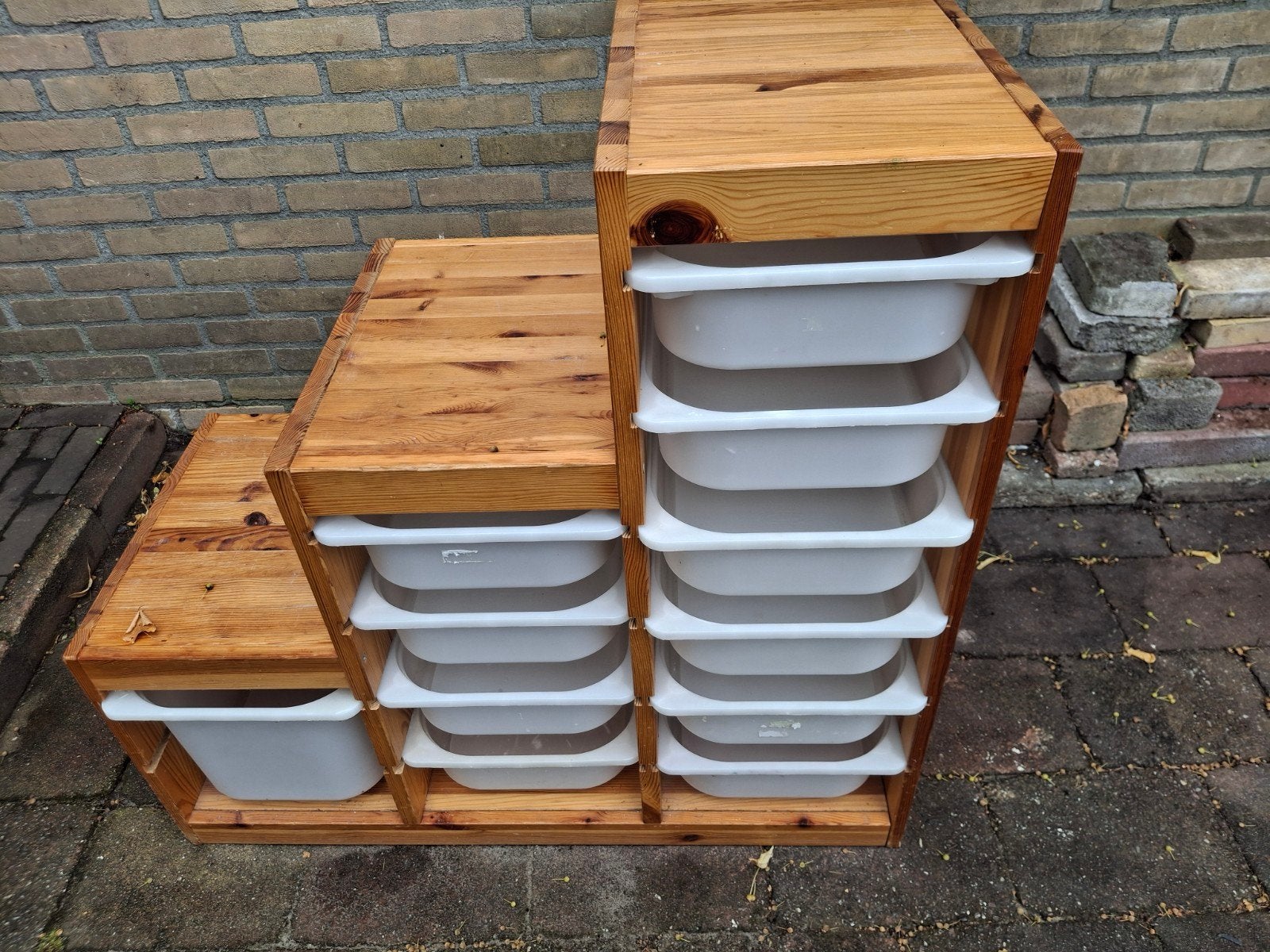 IKEA Trofast opbergmeubel met bakken, Ophalen, Gebruikt, Kast, 100 cm of meer