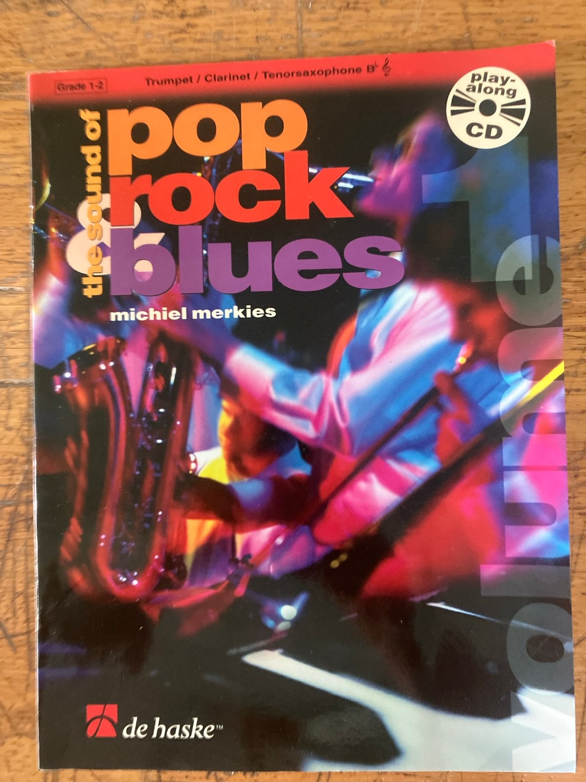The Sound of Pop Rock Blues - Michiel Merkies (incl. CD), Muziek en Instrumenten, Gebruikt, Les of Cursus, Ophalen of Verzenden
