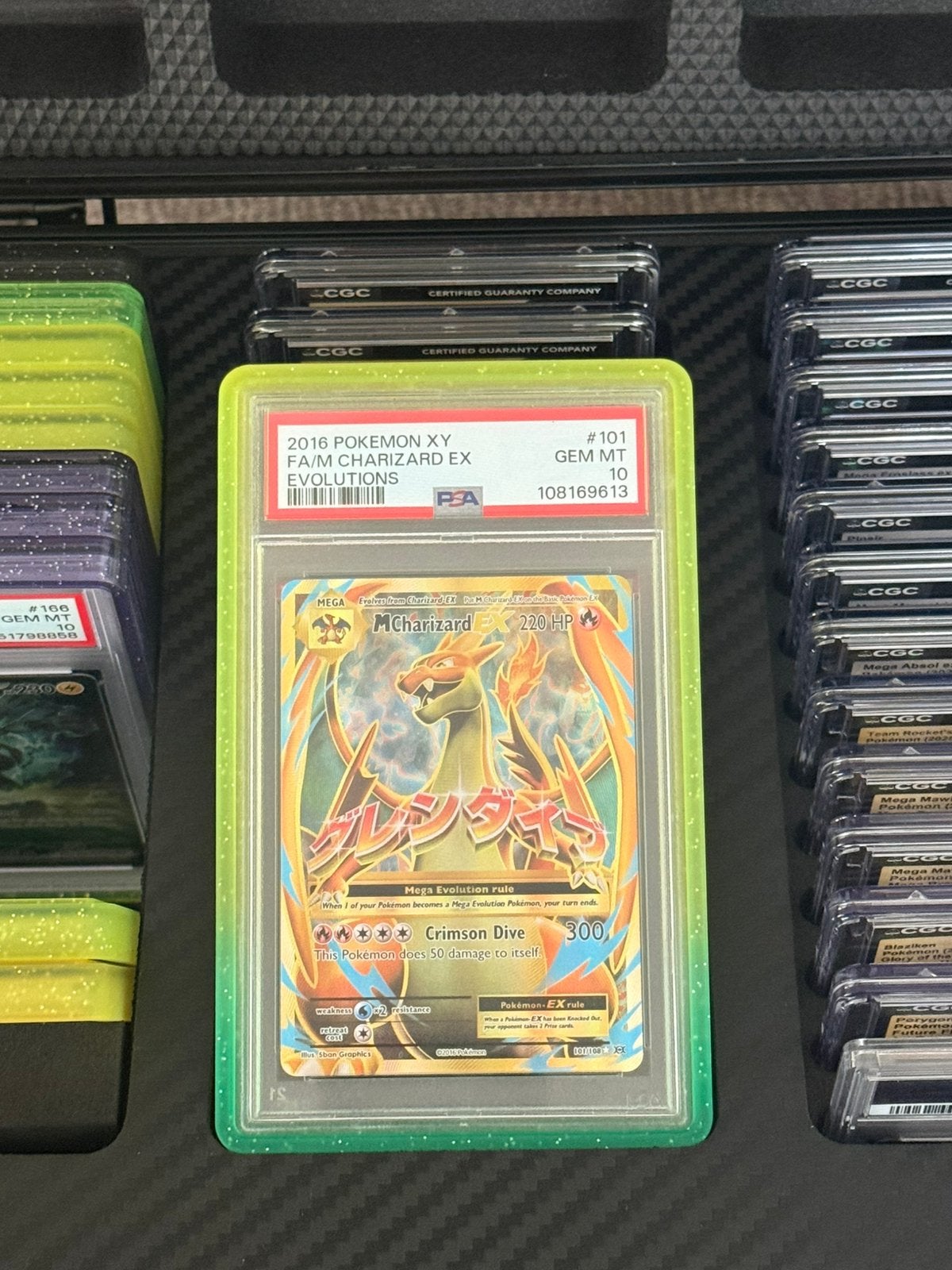 PSA 10 M Charizard EX Full Art #101 – Evolutions, Ophalen of Verzenden, Zo goed als nieuw