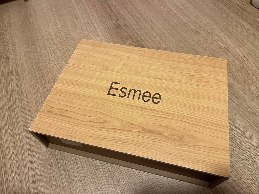 Houten Puzzels in Gepersonaliseerde Box met Naam Esmee, Kinderen en Baby's, Kraamcadeaus en Geboorteborden, Ophalen, Zo goed als nieuw