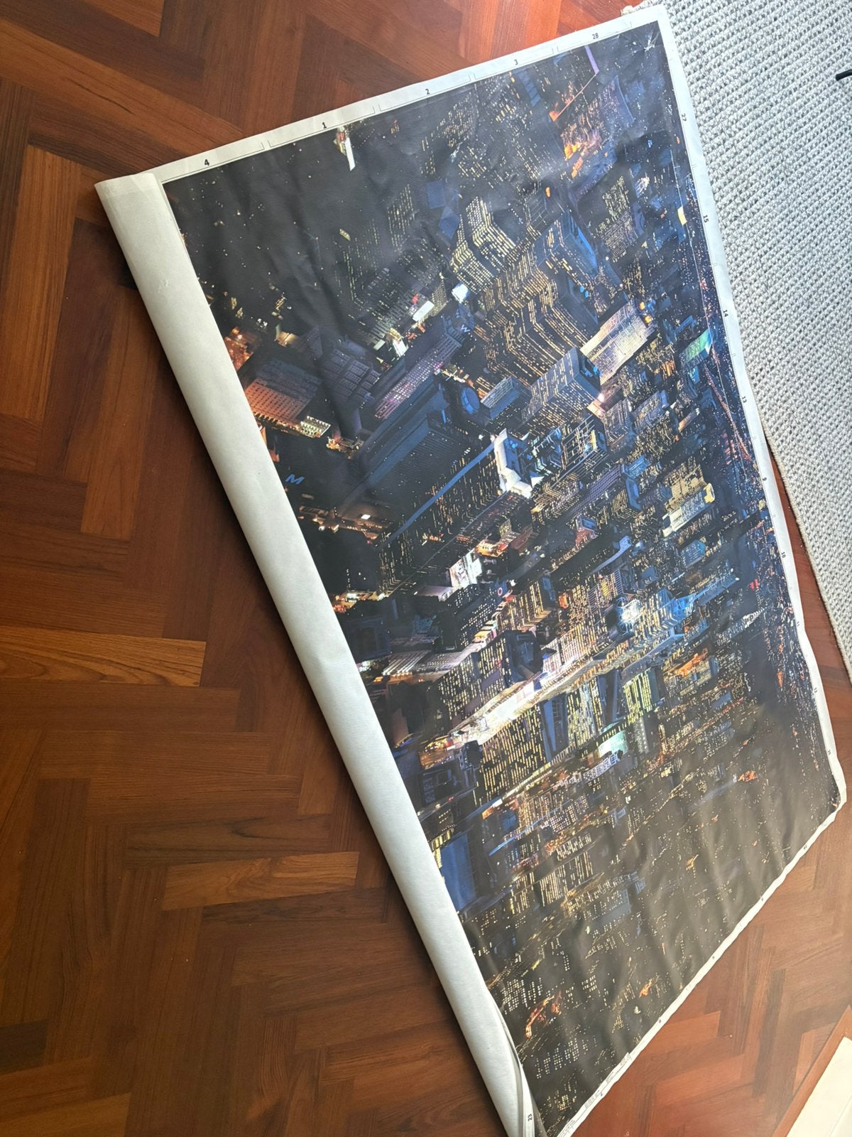 Canvas poster New York 200x140 cm, Ophalen