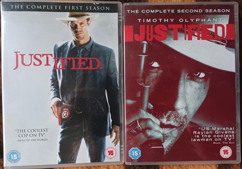 Justified Seizoen 1 en 2, Cd's en Dvd's, Dvd's | Tv en Series, Vanaf 16 jaar, Boxset, Ophalen of Verzenden, Zo goed als nieuw
