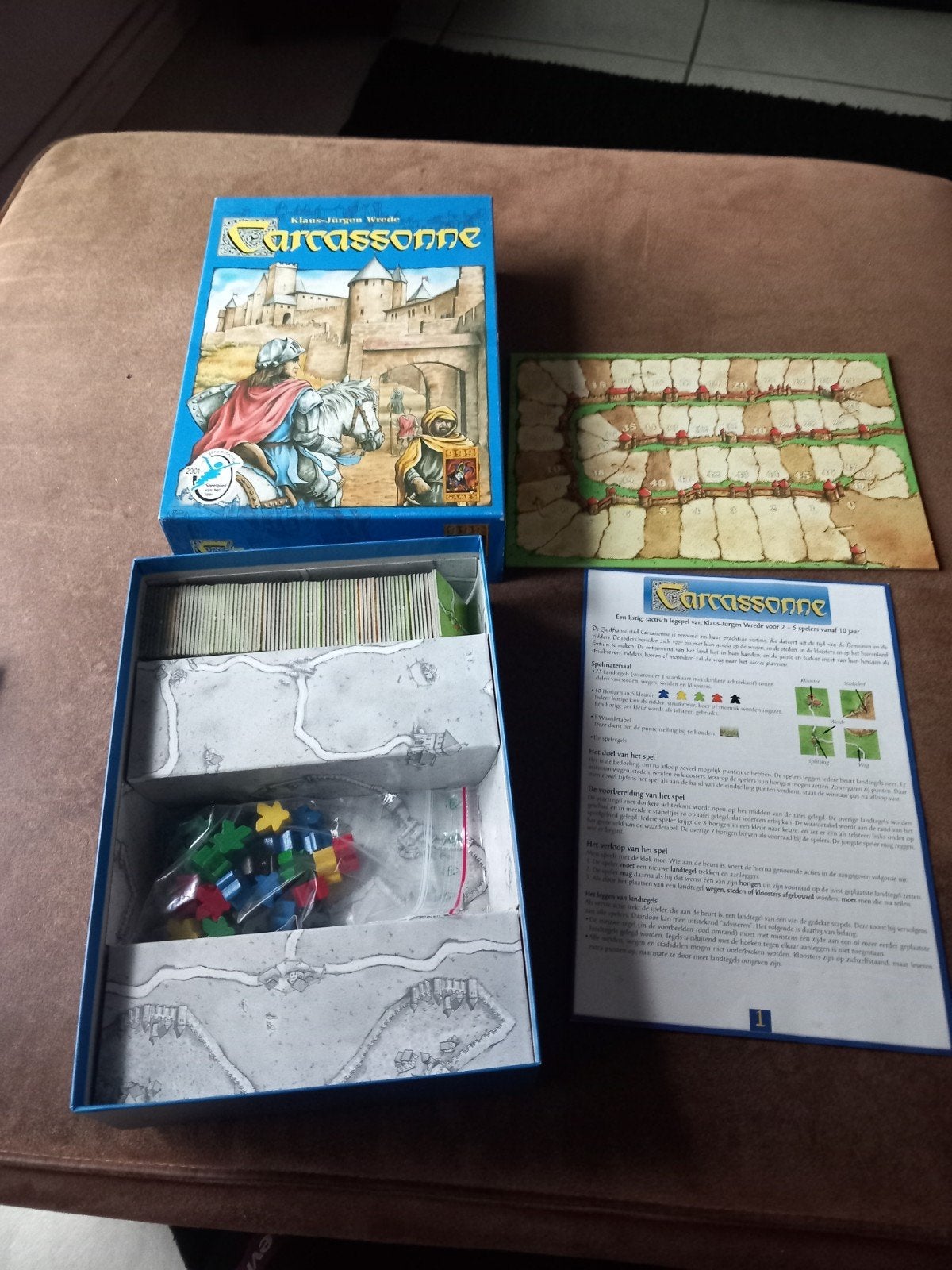 Carcassonne bordspel - Compleet en in goede staat, Ophalen of Verzenden, ., ., .