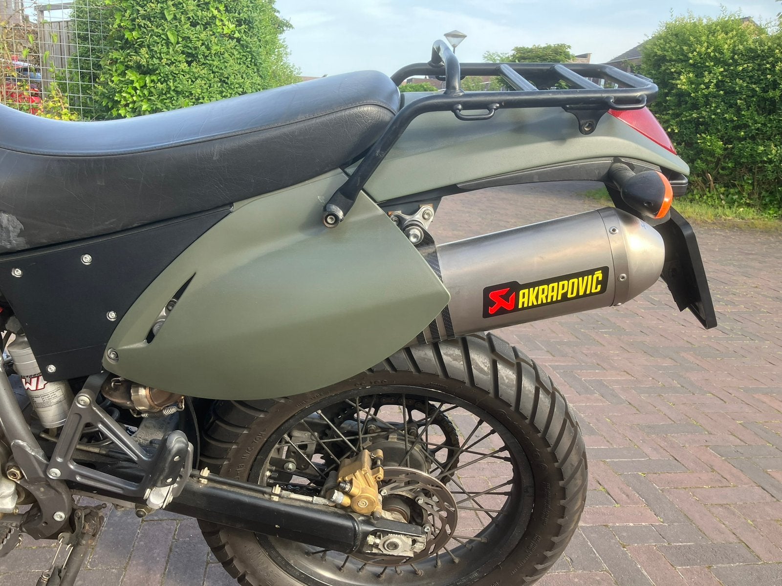 Akrapovic uitlaatdemper KTM 640 LC4, Ophalen of Verzenden, Gebruikt