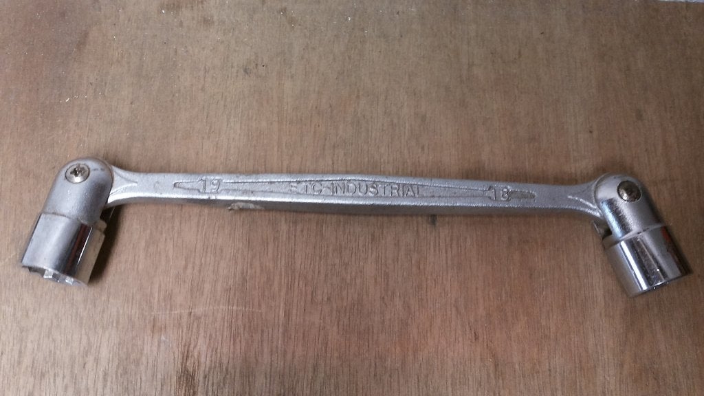 Kniegewrichtsleutel 18x19 ETC-Industrial, Verzenden, Zo goed als nieuw