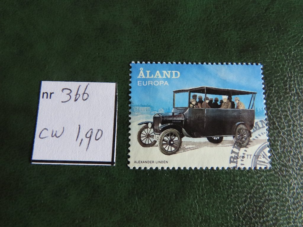 Aland 366, Ophalen of Verzenden, Finland, Gestempeld