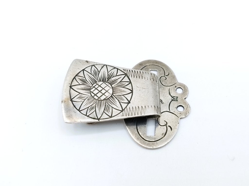 Zilveren faaljehaak, C. Wendels, Middelburg ca. 1830, Verzenden, Zilver