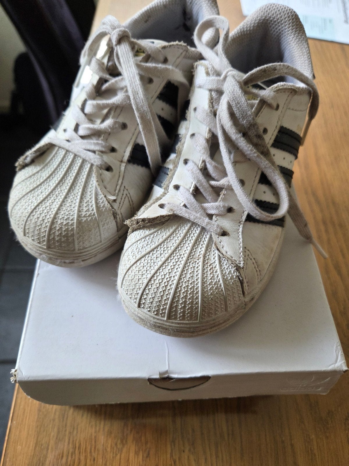 Adidas Superstar C sneakers maat 31, Adidas, Gebruikt, Jongen of Meisje, Schoenen