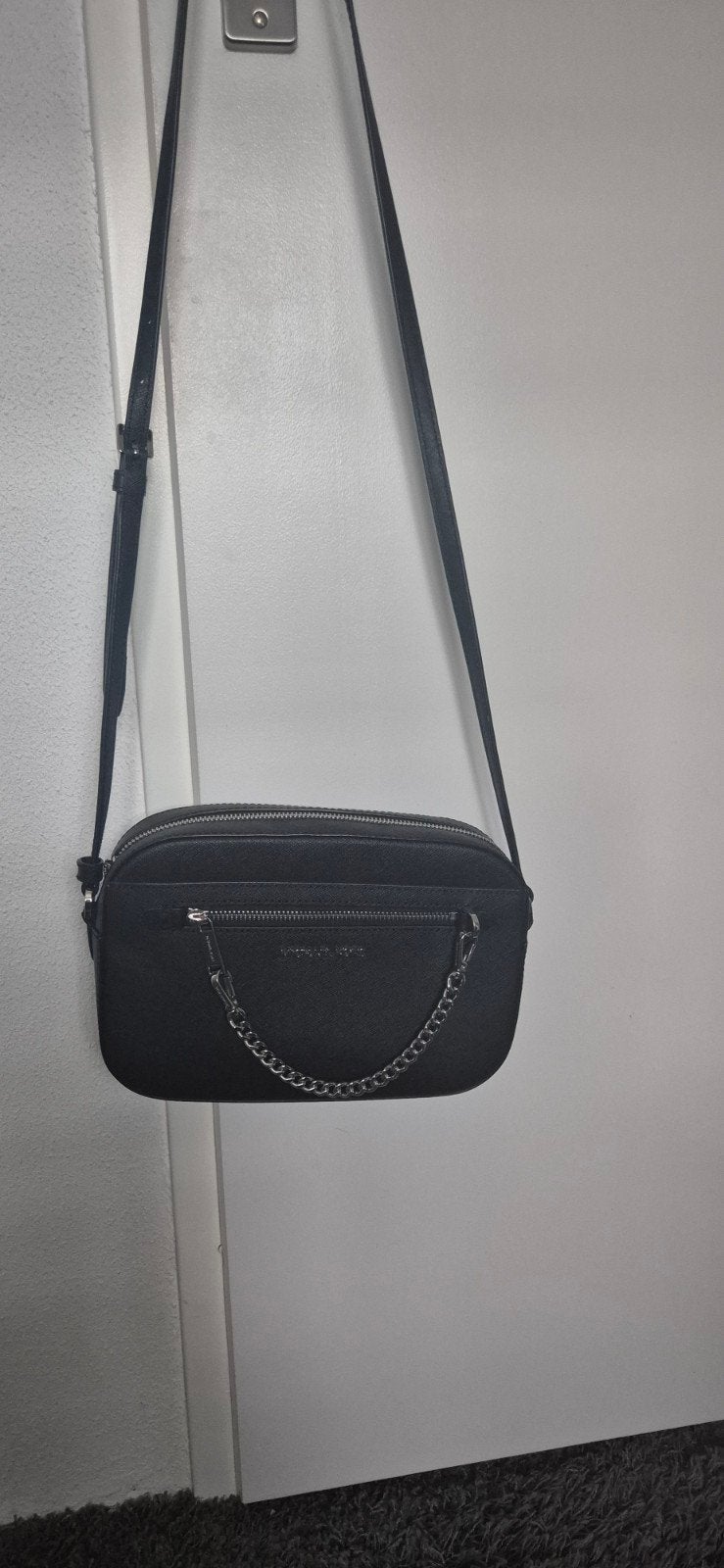 Michael Kors crossbody tas, Sieraden, Tassen en Uiterlijk, Tassen | Schoudertassen, Ophalen of Verzenden, Zo goed als nieuw, Zwart