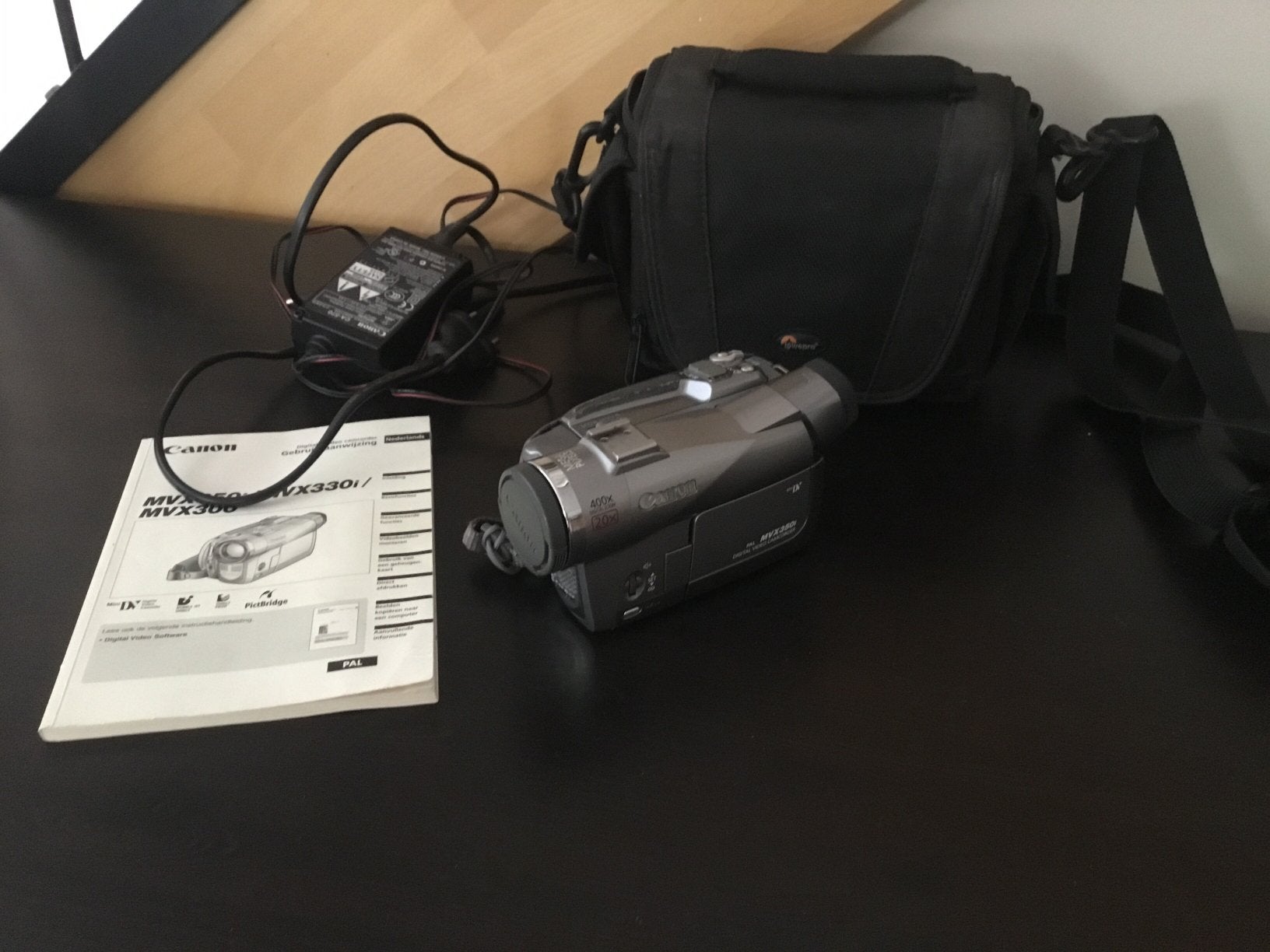 Canon MVX350i Mini DV- videocamera, Ophalen, 8mm