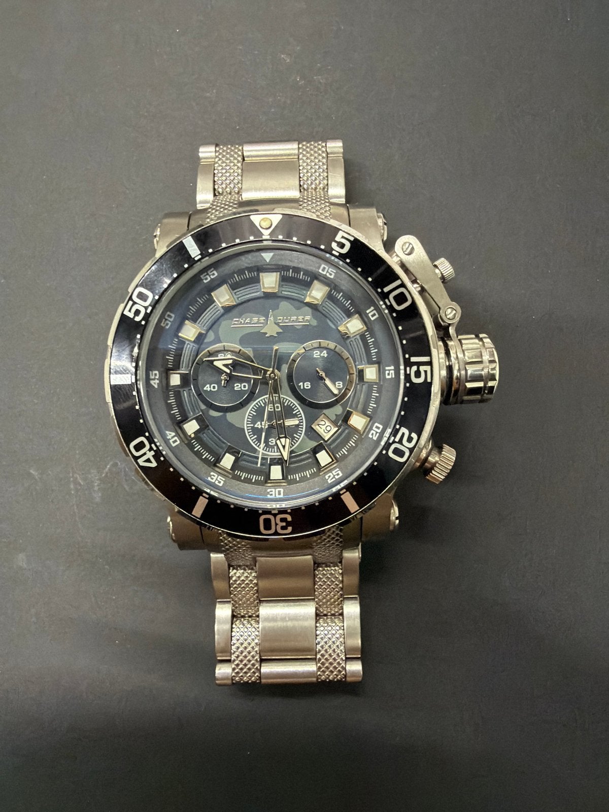 Invicta Chase Durer Herenhorloge - Zo goed als nieuw, Overige merken, Staal, Polshorloge, Ophalen of Verzenden