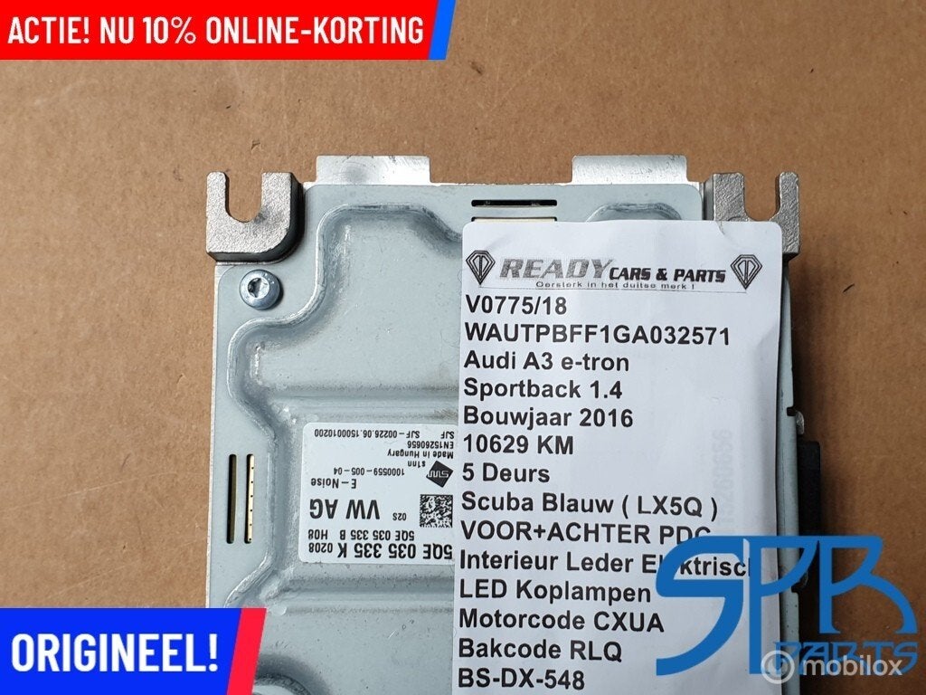 5QE035335K Motorgeluidmodule Motorgeluid AUDI A3 Passat B8, Gebruikt, Volkswagen, Ophalen of Verzenden, Volkswagen