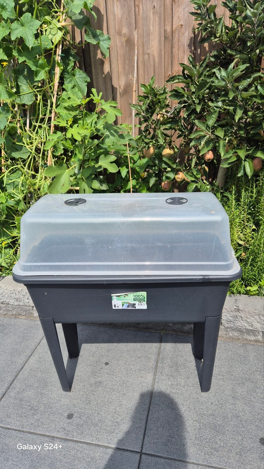 Kweektafel set - 100% gerecycled plastic - 45L, Ophalen, Kunststof, Zo goed als nieuw, 60 tot 100 cm