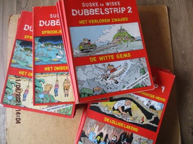 adv0990 suske en wiske dubbelstrip 1, Eén stripboek, Ophalen, Gelezen