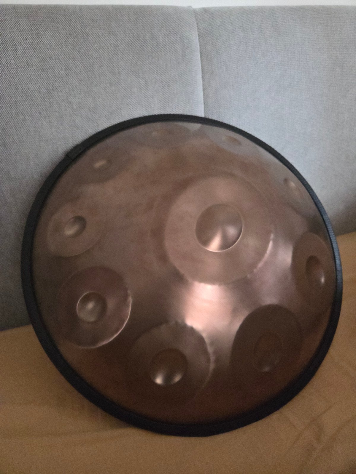 Australische handgemaakte D-kurd 432 Hz handpan, Ophalen of Verzenden, Zo goed als nieuw