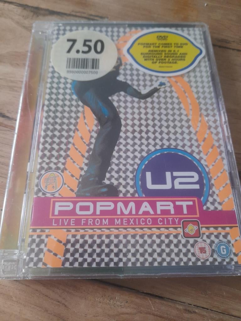 U2 Popmart Live From Mexico City DVD, Cd's en Dvd's, Alle leeftijden, Ophalen of Verzenden, Zo goed als nieuw