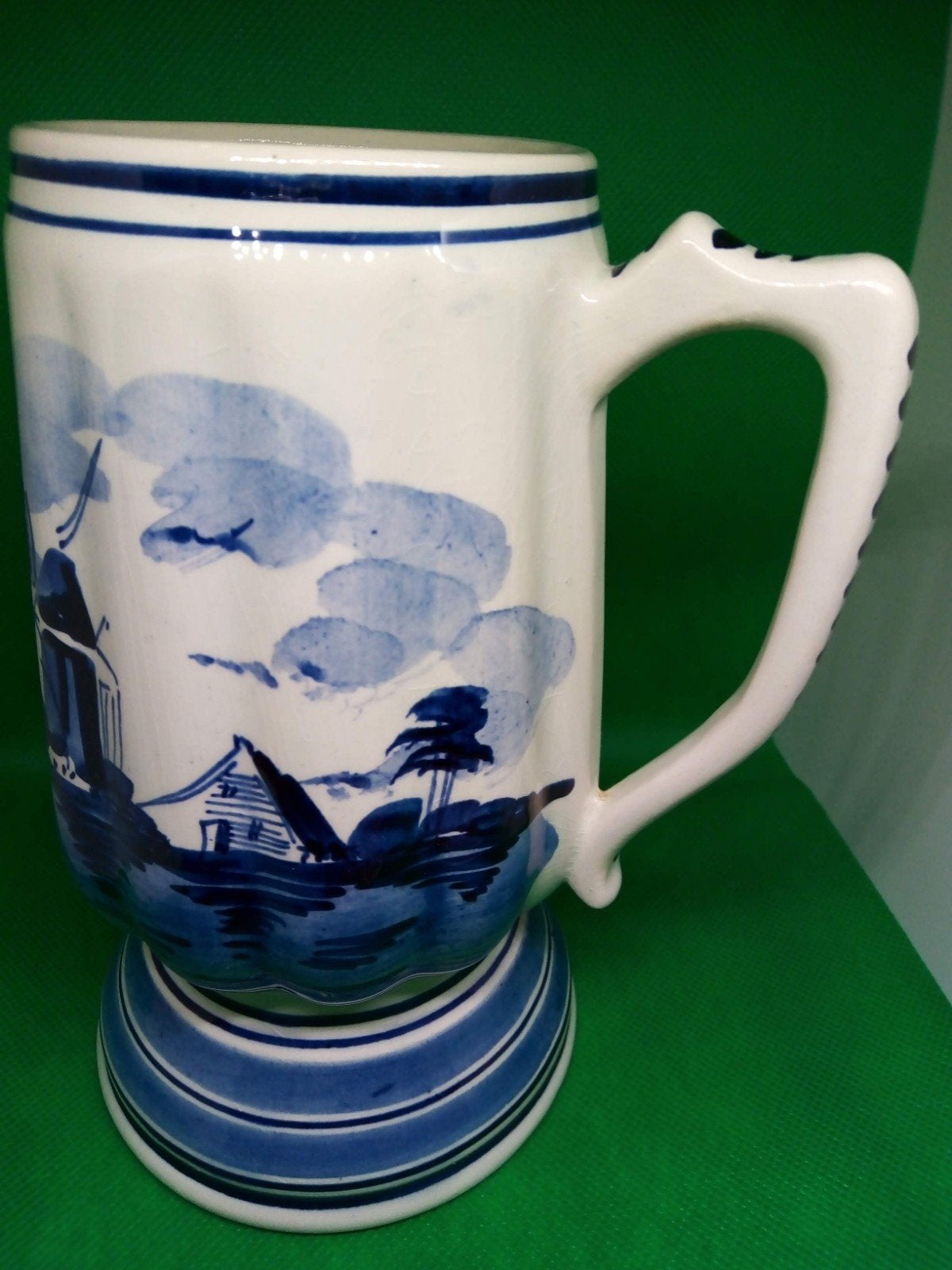 Delfts blauwe bierkruik 3/4 Ltr, Ophalen of Verzenden