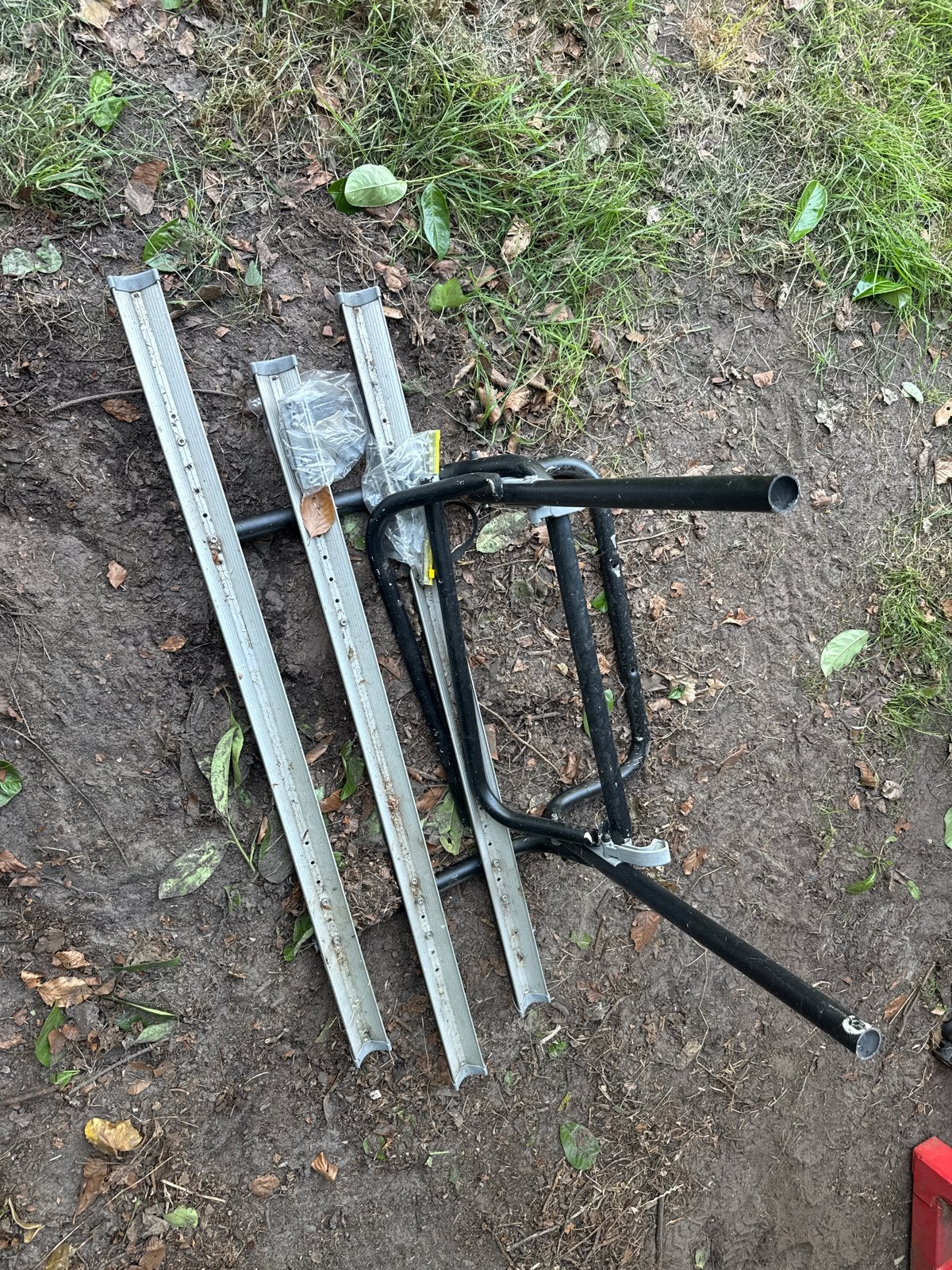 Fietsendrager en oprijgoten, Auto diversen, Dakdragers, Ophalen, Gebruikt