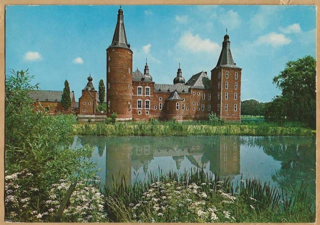 Ansichtkaart, Hoensbroek. Kasteel. Gebrookhoes. MUVA kaart, Verzamelen, Ansichtkaarten | Nederland, Ophalen of Verzenden, 1980 tot heden