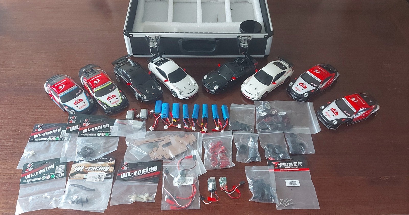 Grote complete WLtoys 1/28 set ( Kyosho mini-z ), Ophalen of Verzenden, Schaal 1:24, Elektro, Auto onroad