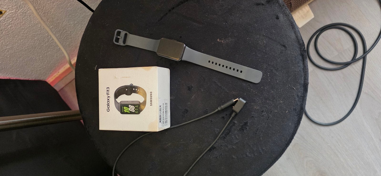 Samsung Galaxy fit 3, Zwart, Stappen, Ophalen of Verzenden, Zo goed als nieuw