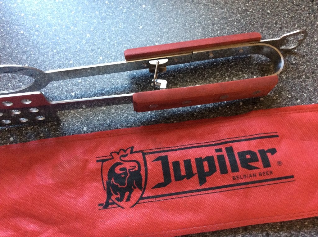 jupiler bbq tang met fles opener nieuw, Ophalen of Verzenden, Nieuw