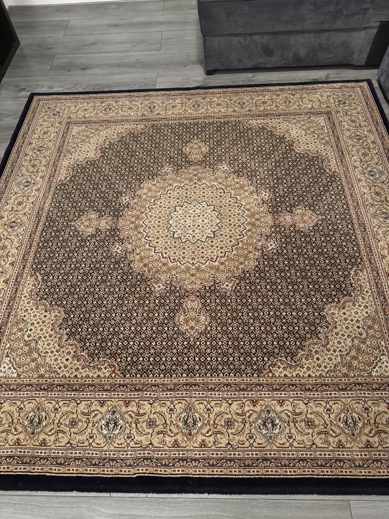 Tapijt made in Iran, Ophalen, 150 tot 200 cm, Zo goed als nieuw, 150 tot 200 cm