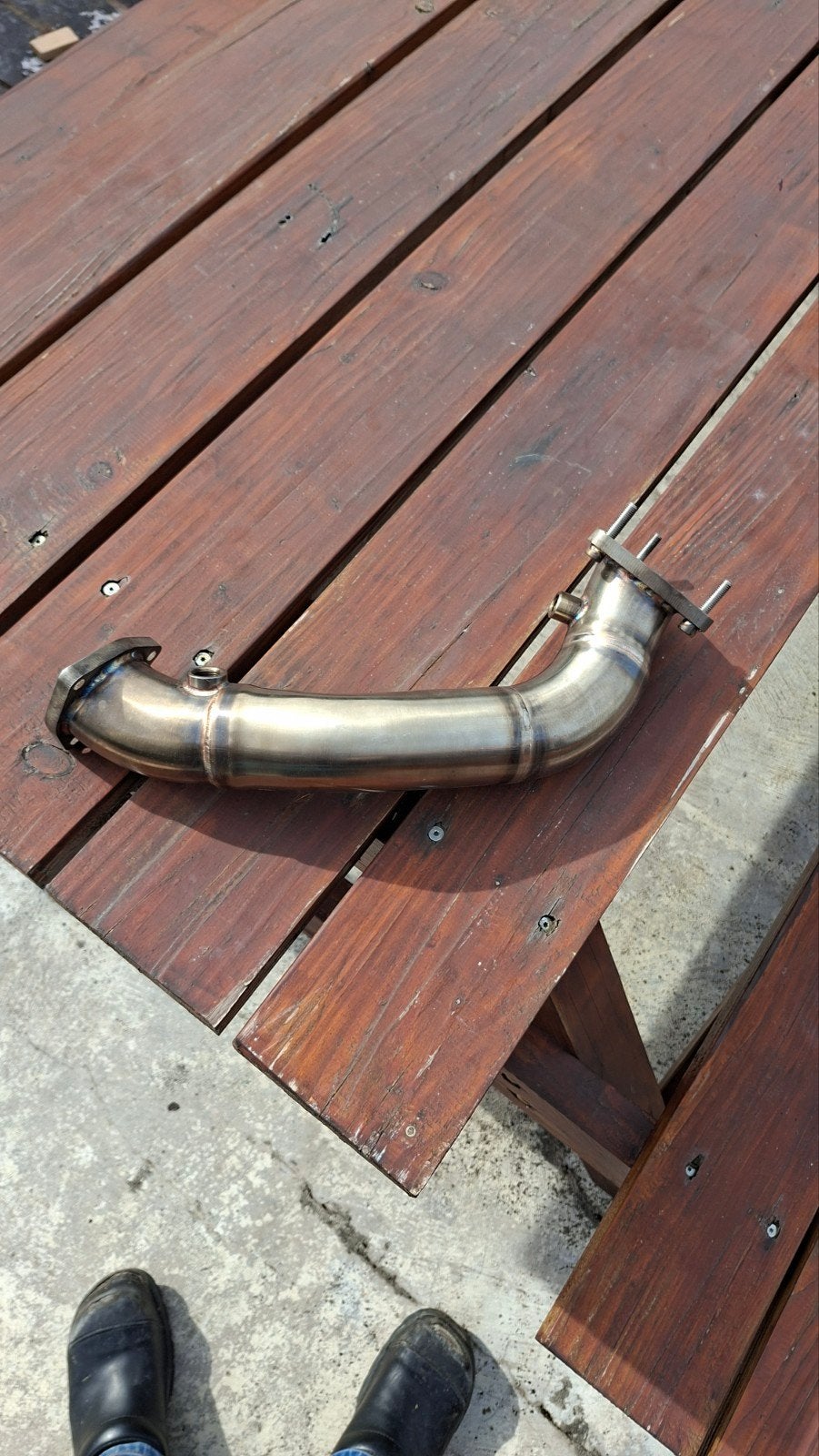 audi a4 b7 2.7/3.0 v6 tdi Downpipe uitlaat RVS, Ophalen, Nieuw, Audi