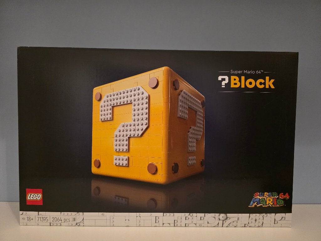 LEGO 71395 Super Mario 64 Question Mark Block ***NIEUW***, Nieuw, Ophalen of Verzenden, Complete set, Compleet
