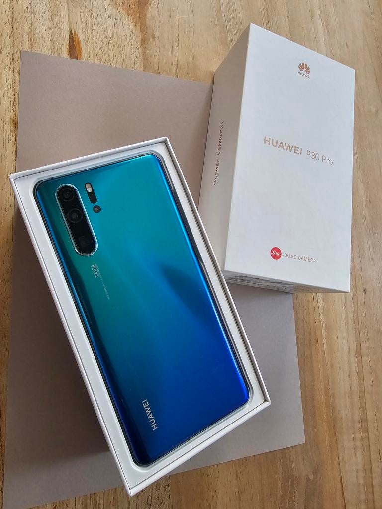 Huawei P30 Pro - Zo goed als nieuw, compleet in doos, Telecommunicatie, Mobiele telefoons | Huawei, Overige kleuren, Touchscreen