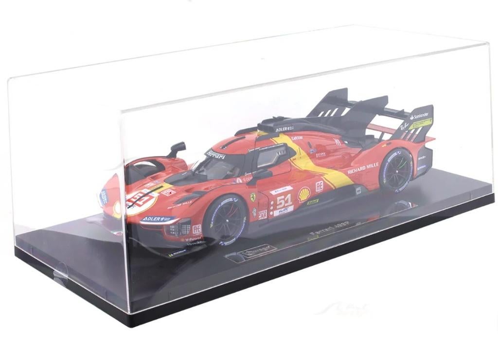 1:18 Bburago Ferrari 499p le mans winner met display limited, Hobby en Vrije tijd, Modelauto's | 1:18, Ophalen of Verzenden, Nieuw