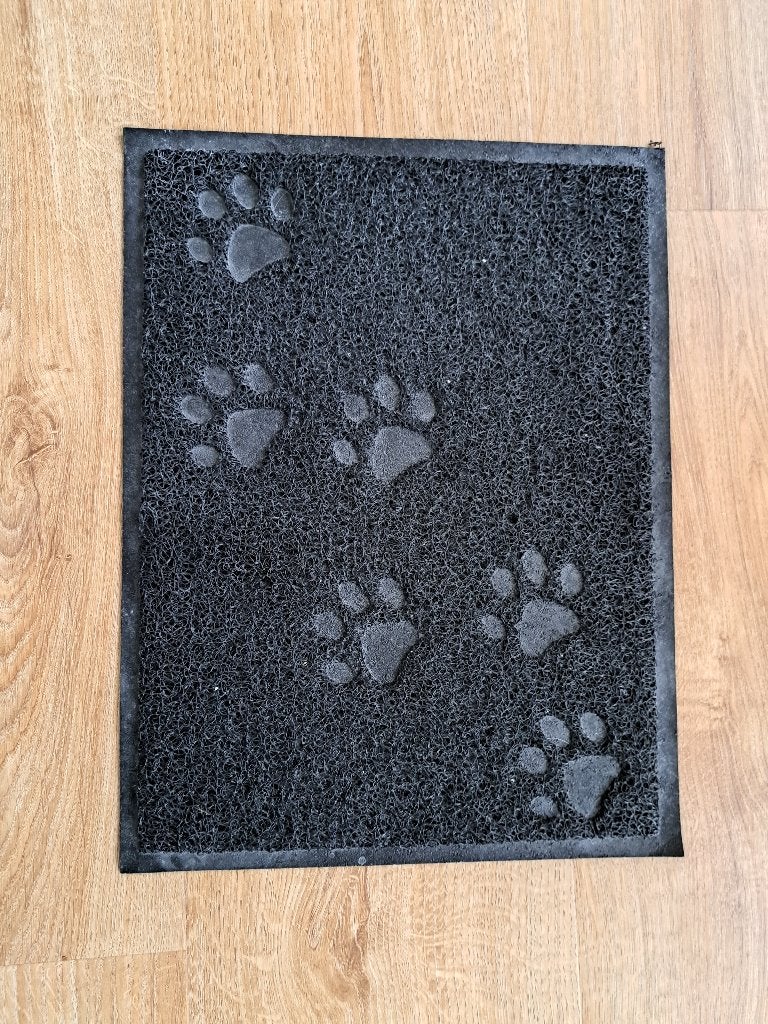 mat zwart voor opvang kattenbak korrels 40 bij 30 cm, Ophalen of Verzenden