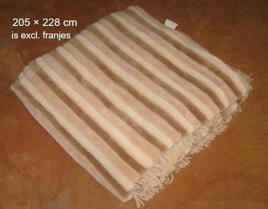 vintage, chenille sprei kleed plaid op bank Amatex Maassluis, Ophalen, Gebruikt