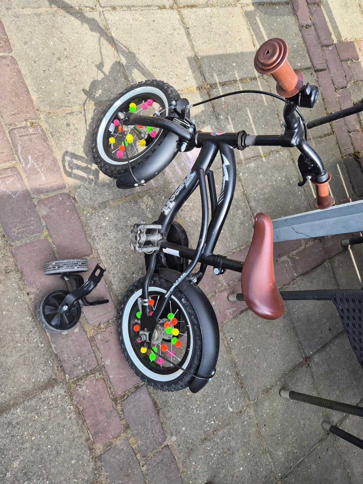 12 inch fietsje met zijwieltjes, Ophalen, Gebruikt, Minder dan 16 inch, Zijwieltjes